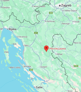 Lacs de Plitvice - Emplacement