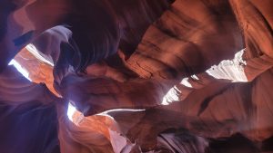 Décor fantastique à Upper Antelope Canyon