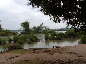 Vue du fleuve depuis les 4000 îles au Laos