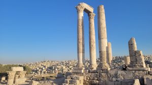 La citadelle d'Amman est le site que tout le monde va visiter en ville