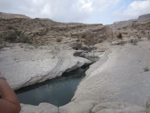 Un des nombreux canyons que l'on peut trouver à Oman