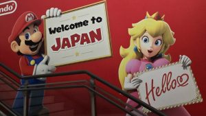 Panneau d’accueil amusant à l’aéroport japonais, parfait exemple du moment où internet devient indispensable en voyage.