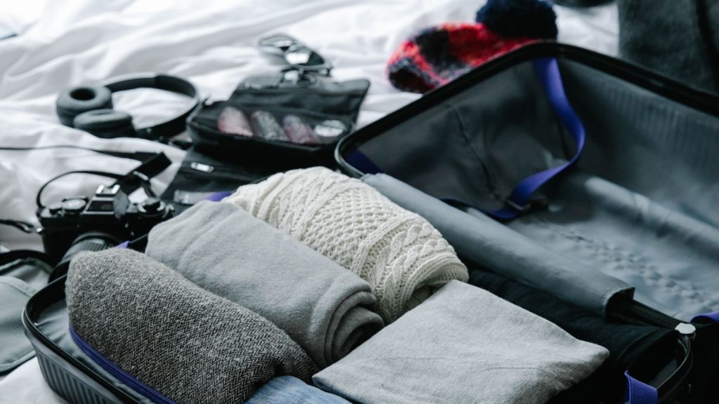 Valise La valise est prête pour partir faire un échange de logements !